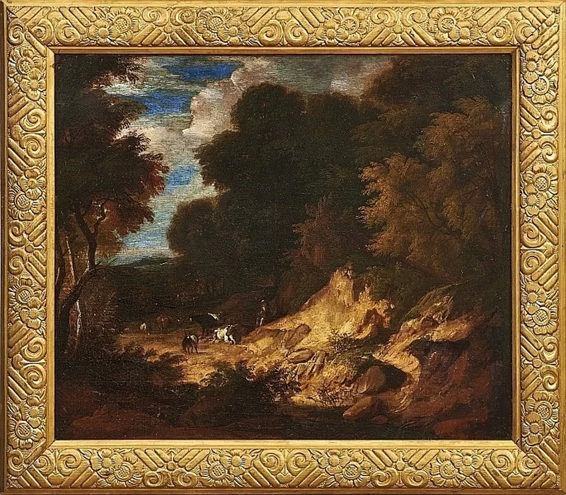 Paesaggio con pastori